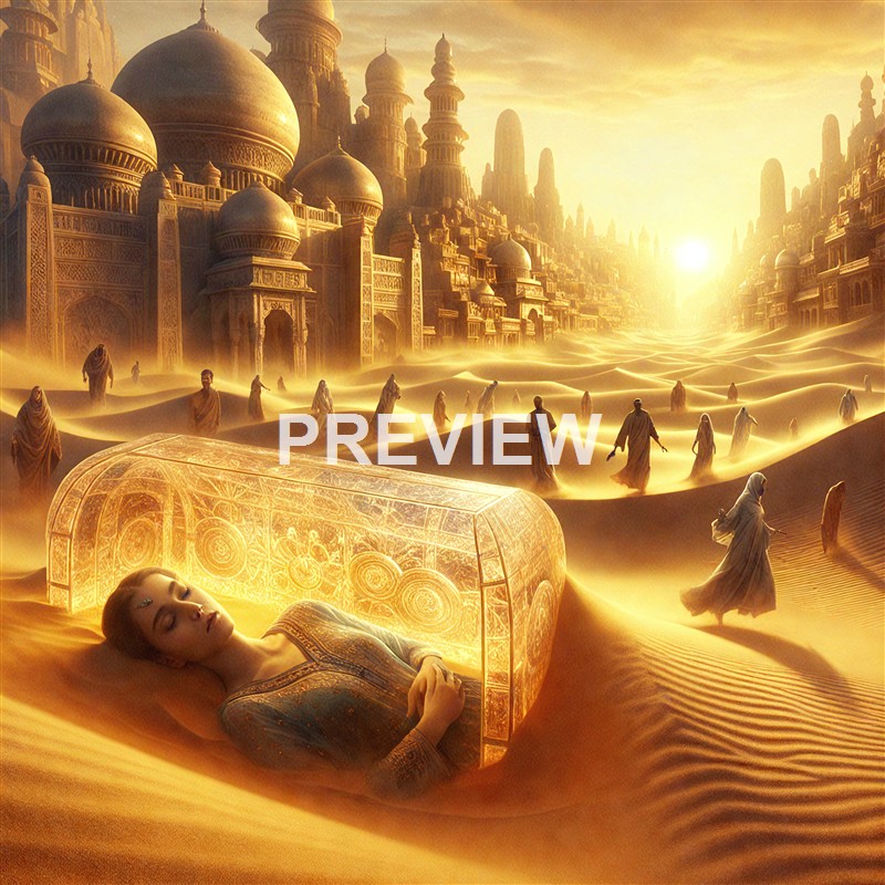 17634 - a-vast-desert-city-covered-in-golden-sand-with-massiv_00002__result